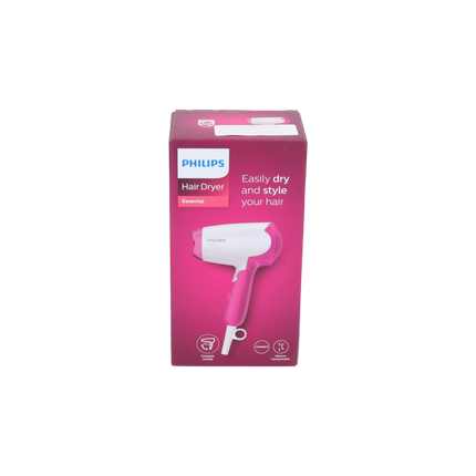 Philips BHD 003/00 DryCare Essential sèche-cheveux 1400 watts blanc / rose
