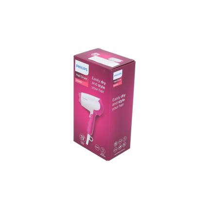 Philips BHD 003/00 DryCare Essential sèche-cheveux 1400 watts blanc / rose