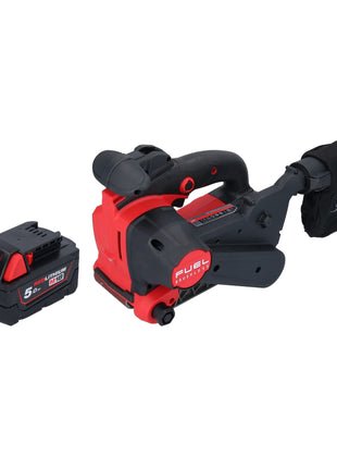 Milwaukee M18 FBTS75-501 Ponceuse à bande sans fil 18 V 75 x 457 mm Brushless + 1x batterie 5,0 Ah - sans chargeur