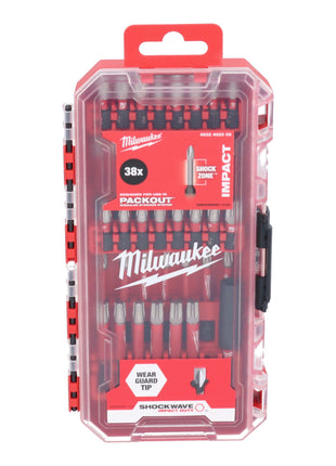 Milwaukee Shockwave Impact Duty Bit Set 38 tlg. ( 4932492009 ) PH / PZ / TX