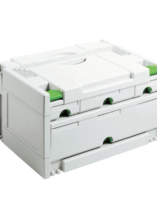 Festool SYS 3-SORT/4 SORTAINER Systainer Mallette à outils Organizer ( 491522 ) 395 x 295 x 210 mm 4 tiroirs