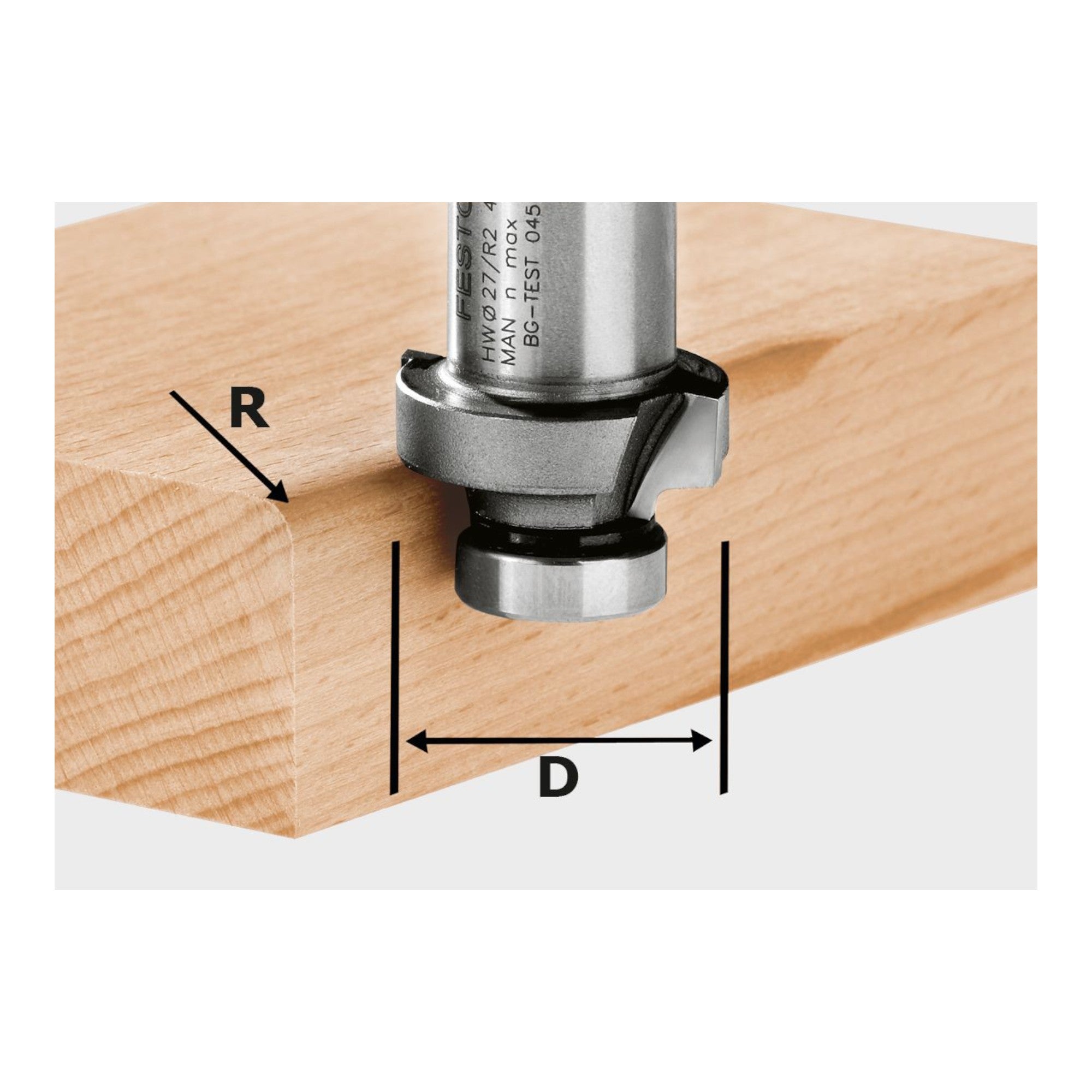 Festool HW R3 OFK 500 Abrundfraeser 27 x 3 0 mm 490093 zum Abrunden von Kunststoff oder Massivholzumleimern 0 - toolbrothers