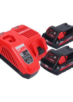 Visseuse à cloisons sèches sans fil Milwaukee M18 FSG-302X 18 V 13 Nm sans balais + 2 batteries 3,0 Ah + chargeur + boîtier HD