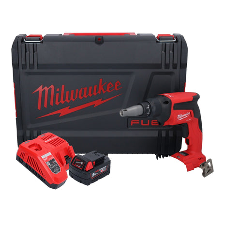 Milwaukee M18 FSG-501X Visseuse pour cloison sèche sans fil 18 V 13 Nm Brushless + 1x batterie 5,0 Ah + chargeur + HD Box