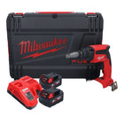 Milwaukee M18 FSG-502X Visseuse pour cloison sèche sans fil 18 V 13 Nm Brushless + 2x batterie 5,0 Ah + chargeur + HD Box