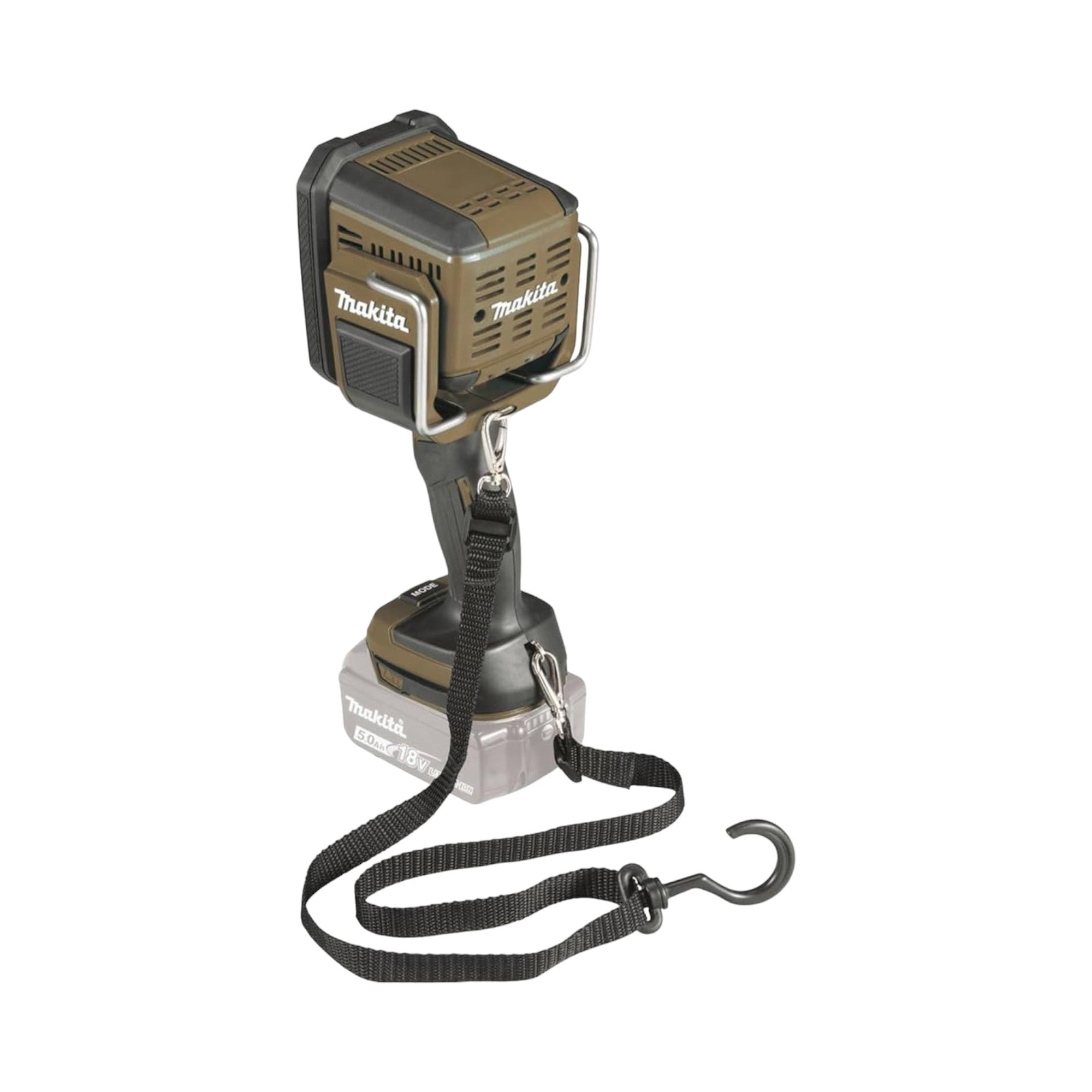 Makita DML 812 O Akku Handstrahler 18 V 1250 lm LED Olive Gruen Outdoor Adventure Sonderedition Solo ohne Akku ohne Ladegeraet 2 - toolbrothers