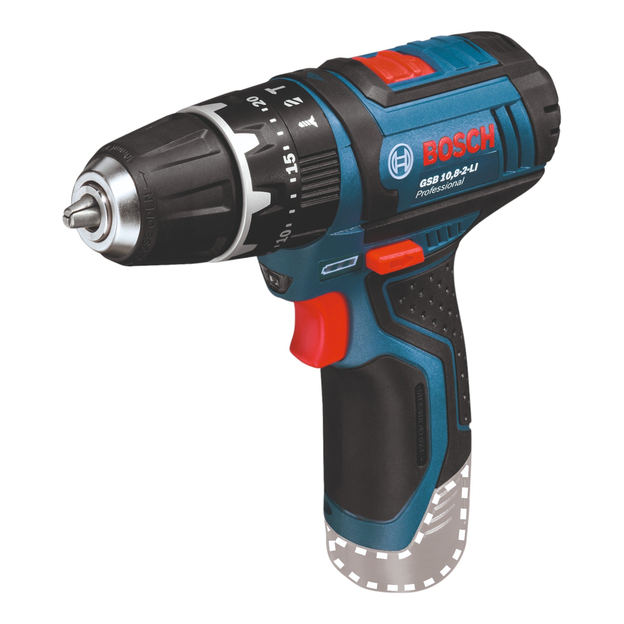 Bosch 12 V Set GSB 12V 15 Akku Schlagbohrschrauber GDR 12V 105 Akku Drehschlagschrauber 06019A6979 2x Akku 2 0 Ah Ladegeraet Tasche 2 - toolbrothers