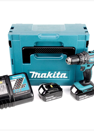 Makita DHP 482 RMJ Akku Schlagbohrschrauber 18V 62Nm im Makpac 2x 4 0 Ah Akku Ladegeraet 1 - toolbrothers