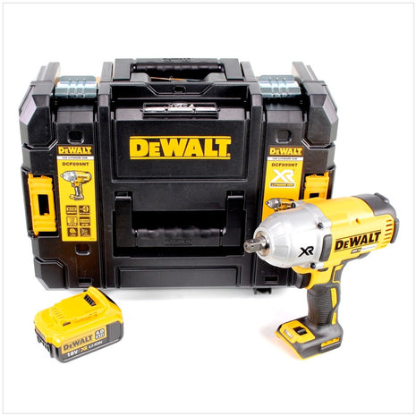 DeWalt DCF 899 NT Akku Schlagschrauber 18V 1/2" 950Nm Brushless Kugelrastung + 1x Akku 4,0Ah + TSTAK - ohne Ladegerät - Toolbrothers