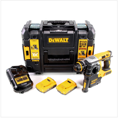 DeWalt DCH 273 D2 Akku Kombihammer 18V 2,1J SDS-Plus Brushless + 2x Akku 2,0Ah + Ladegerät + TSTAK - Toolbrothers