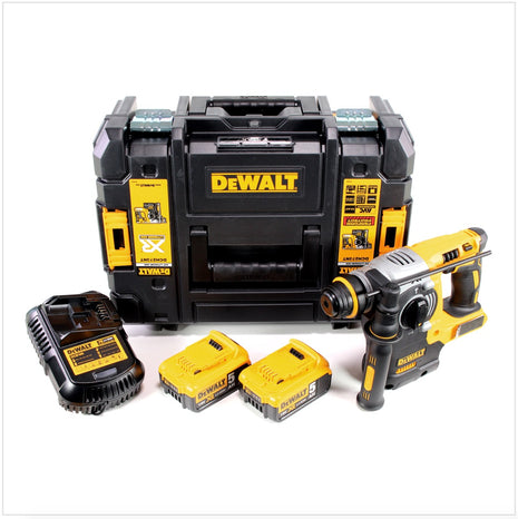 DeWalt DCH 273 P2 Akku Kombihammer 18V 2,1J SDS-Plus Brushless + 2x Akku 5,0Ah + Ladegerät + TSTAK - Toolbrothers