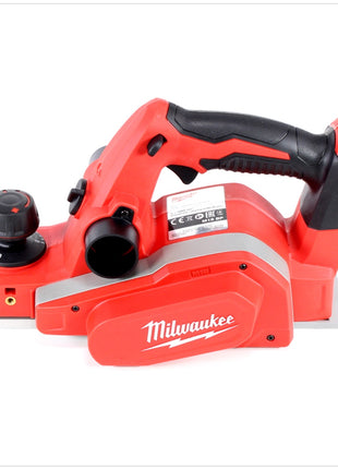 Milwaukee M18 BP - 501 18 V Akku Hobel in Stanley TSTAK Box + M18 B5 5,0 Ah Akku + M12 - 18 Ladegerät - Toolbrothers