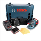 Bosch GSS 18V-10 Akku Schwingschleifer 18V + 2x Akku 4,0Ah + Ladegerät + L-Boxx - Toolbrothers