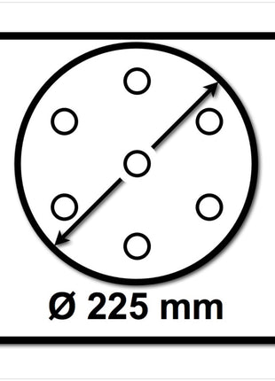 Festool STF D225/8 Granat Schleifscheiben 225 mm PLANEX P240 GR / 25 Stück ( 499642 ) - Toolbrothers