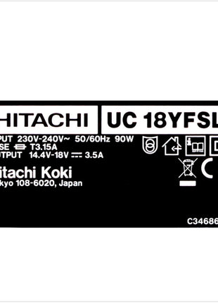 Hitachi UC 18YFSL Akku Ladegerät 14,4 - 18 V für Hitachi Schiebe-Akkus - Toolbrothers