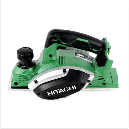 Hitachi P 18 DSL Li-Ion 18 V Akku Hobel 82 mm + Hitachi Sytem Case HSC Typ 3 + 1x Hitachi BSL 1860 18 V 6,0 Ah + 1x Hitachi UC 18YSL3 Akku Ladegerät 14,4 - 18 V - Toolbrothers