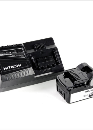 Hitachi WH 18 DGL 18V Akku Schlagschrauber im Hitachi System Case HSC Typ 2 + 1x Hitachi BSL 1840 18 V 4,0 Ah Akku + 1x Hitachi UC 18YFSL Akku Ladegerät 14,4 - 18 V - Toolbrothers