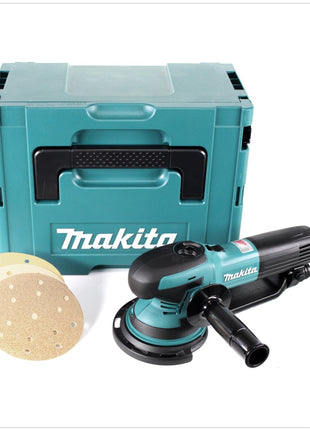 Makita BO 6050 J 750 W 150 mm Exzenter - Rotationsschleifer im Makpac - Toolbrothers