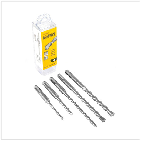 DeWalt DT 60301 SDS Plus Hammer Bohrer Set 5 tlg mit Steinbohrer und Betonbohrer - Toolbrothers