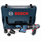 Bosch GSR 12V-15 FC Professional FlexiClick Akku Bohrschrauber mit 3 tlg. Aufsätze - Set in L-Boxx - Toolbrothers