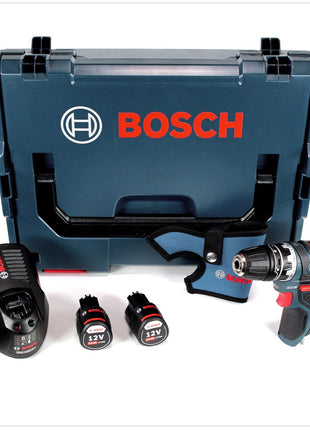 Bosch GSR 12V-15 FC Professional FlexiClick Akku Bohrschrauber mit 2 x 2,5 Ah Akkus + Lader in L-Boxx - Toolbrothers