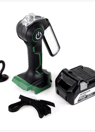 Hitachi UB 18 DJL 18 Volt Li-Ion Akku Lampe Solo mit 1x BSL 1850 5,0 Ah Akku - ohne Ladegerät - Toolbrothers