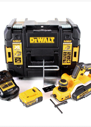 DeWalt DCP 580 P1 Akku Hobel 18V 82mm + 1x Akku 5,0Ah + Ladegerät + TSTAK - Toolbrothers