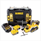 DeWalt DCP 580 P2 Akku Hobel 18V 82mm + 2x Akku 5,0Ah + Ladegerät + TSTAK - Toolbrothers