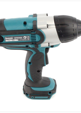 Makita DTW 450 Z 18V Li-ion Akku-Schlagschrauber + Makita B-54645 1/2" Zoll Steckschlüssel Satz 9-tlg. mit Adapter für 1/4" Aufnahme, ohne Akku, ohne Ladegerät - Toolbrothers