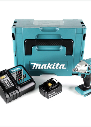 Makita DTW 190 RM1J 18V Li-Ion Akku Schlagschrauber im Makpac - mit 1x BL 1840 B 4,0 Ah Akku mit LED - Anzeige, 1x DC 18 RC Schnell Ladegerät - Toolbrothers