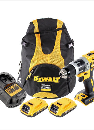 DeWalt DCD 796 D2 Set Akku Schlagbohrschrauber 18V 70Nm + 2x Akku 2,0Ah + 1x Ladegerät im Rucksack - Toolbrothers