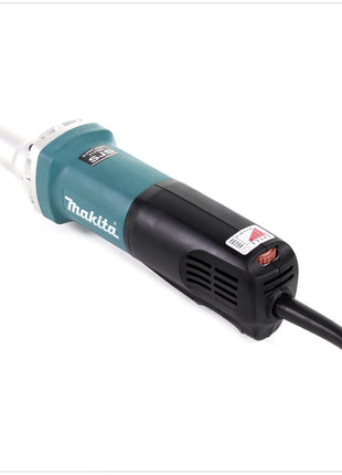 Makita GD0811C Elektro Geradschleifer 6 mm 750 Watt mit Seitengriff - Toolbrothers