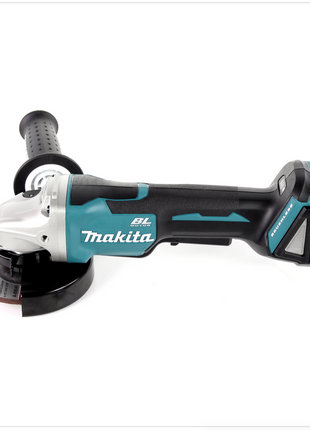 Makita DGA 455 RA1J Akku Winkelschleifer 18 V 115 mm Brushless + 1x Akku 2,0 Ah + Ladegerät + Makpac - Toolbrothers