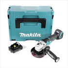 Makita DGA 455 A1J Akku Winkelschleifer 18 V 115 mm Brushless + 1x Akku 2,0 Ah + Makpac - ohne Ladegerät - Toolbrothers