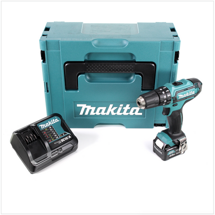 Makita HP 331 DSM1J Akku Schlagbohrschrauber 10,8V 110Nm 1/4" im Makpac + 1x 4,0 Ah Akku + Ladegerät - Toolbrothers