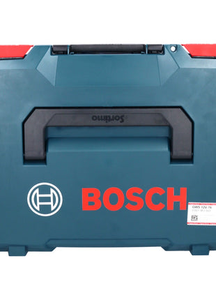 Bosch GWS 12V-76 Professional Akku Winkelschleifer 12 V 76 mm Brushless + 9x Extra Trennscheiben + L-Boxx - ohne Akku, ohne Ladegerät - Toolbrothers