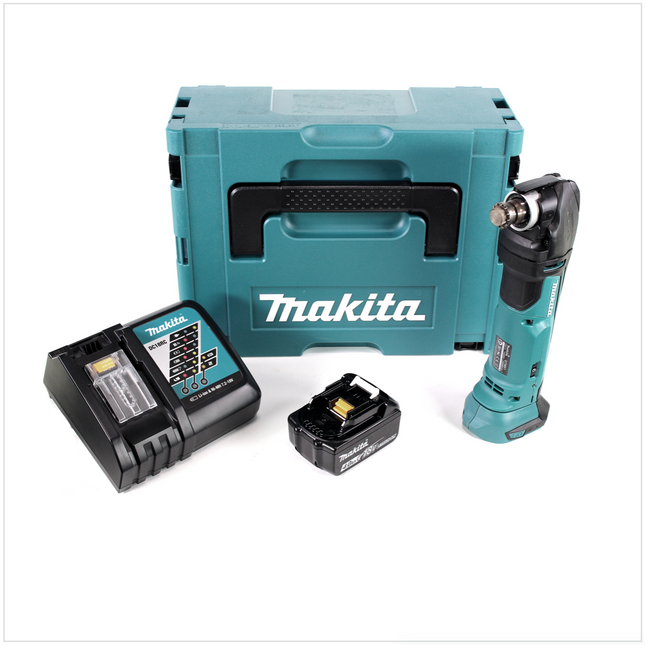 Makita DTM 51 RM1J 18 V Li-Ion Akku Multifunktionswerkzeug im Makpac mit 1x 4,0 Ah Akku und Schnellladegerät - Toolbrothers