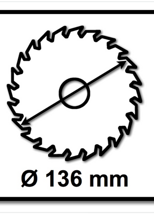 Bosch Kreissägeblatt Standard for Steel 136 x 20 x 1,6 mm 30 Zähne ( 2608644225 ) - Toolbrothers