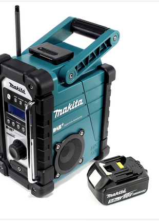 Makita DMR 110 Digital Baustellen DAB+ Radio + 1x BL 1850 B 18V - 5Ah Akku - ohne Ladegerät - Toolbrothers