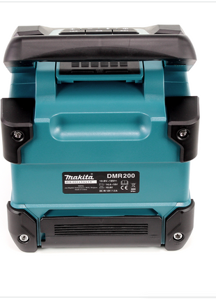 Makita DMR 200 RA1 Baustellen Lautsprecher 10,8 - 18 V Bluetooth Grün + 1x Akku 2,0 Ah + Ladegerät - Toolbrothers