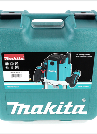 Makita RP 2301 FCXK 1/2 Oberfräse im Koffer 240 V 2100 W 70 mm - Toolbrothers