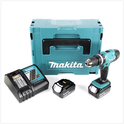 Makita DHP 453 RMJ Akku Schlagbohrschrauber 18V 42Nm im Makpac mit 2x 4,0 Ah Akku und Ladegerät - Toolbrothers