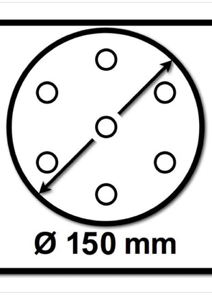 Festool STF D150/16 Rubin2 Schleifscheiben P100 RU2/50 150 mm / 50 Stück ( 499120 ) - Toolbrothers