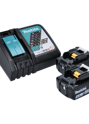 Makita DTW 251 RMJ Akku Schlagschrauber 18 V 230 Nm 1/2" + 2x Akku 4,0 Ah + Ladegerät + 9 tlg. Steckschlüssel Set + Makpac - Toolbrothers