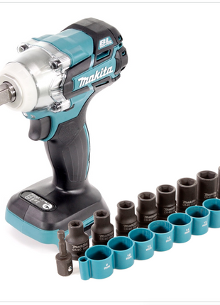 Makita DTW 285 Z Akku Schlagschrauber 18V 280Nm 1/2" Brushless Solo + Steckschlüssel-Set - ohne Akku, ohne Ladegerät - Toolbrothers