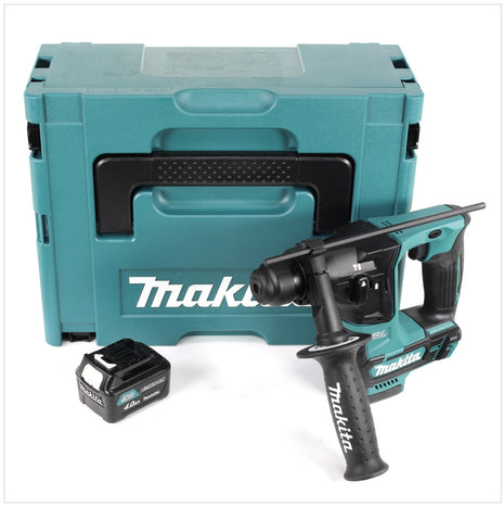 Makita HR 166 DM1J Akku Bohrhammer 10,8V SDS-Plus Brushless im Makpac + 1x 4,0Ah Akku - ohne Ladegerät - Toolbrothers