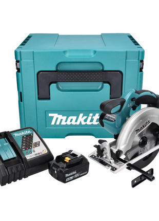 Makita DSS 611 RT1J Akku Handkreissäge 18 V 165 mm + 1x Akku 5,0 Ah + Ladegerät + Makpac - Toolbrothers