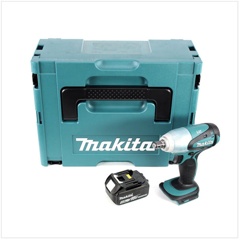 Makita DTW 251 T1J Akku Schlagschrauber 18 V 230 Nm 1/2" + 1x Akku 5,0 Ah + Makpac - ohne Ladegerät - Toolbrothers