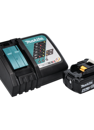 Makita DHP 458 RM1J Akku Schlagbohrschrauber 18 V 91 Nm + 1x Akku 4,0 Ah + Ladegerät + Makpac - Toolbrothers