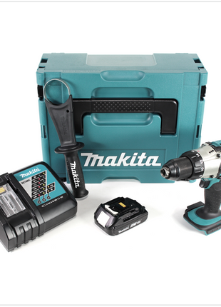 Makita DDF 451 RA1J Akku Bohrschrauber 18 V 80 Nm + 1x Akku 2,0 Ah + Ladegerät + Makpac - Toolbrothers